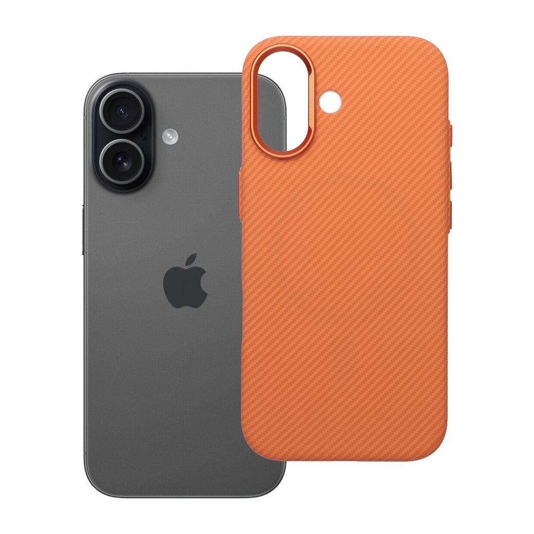 Husa K-look pentru iPhone 17 Compatible cu Magsafe Portocaliu