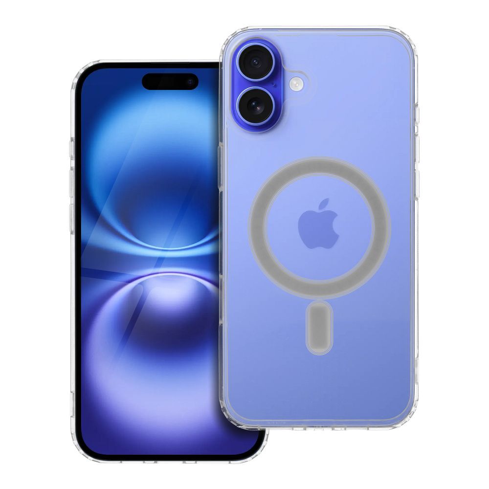 Husa Transparent Mag (MID) pentru iPhone 16 Plus Compatible cu Magsafe Transparent