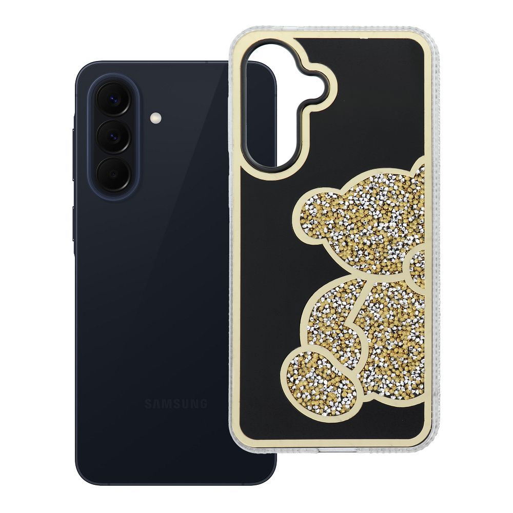 Husa Teddy Bear pentru Samsung A57 5G Auriu