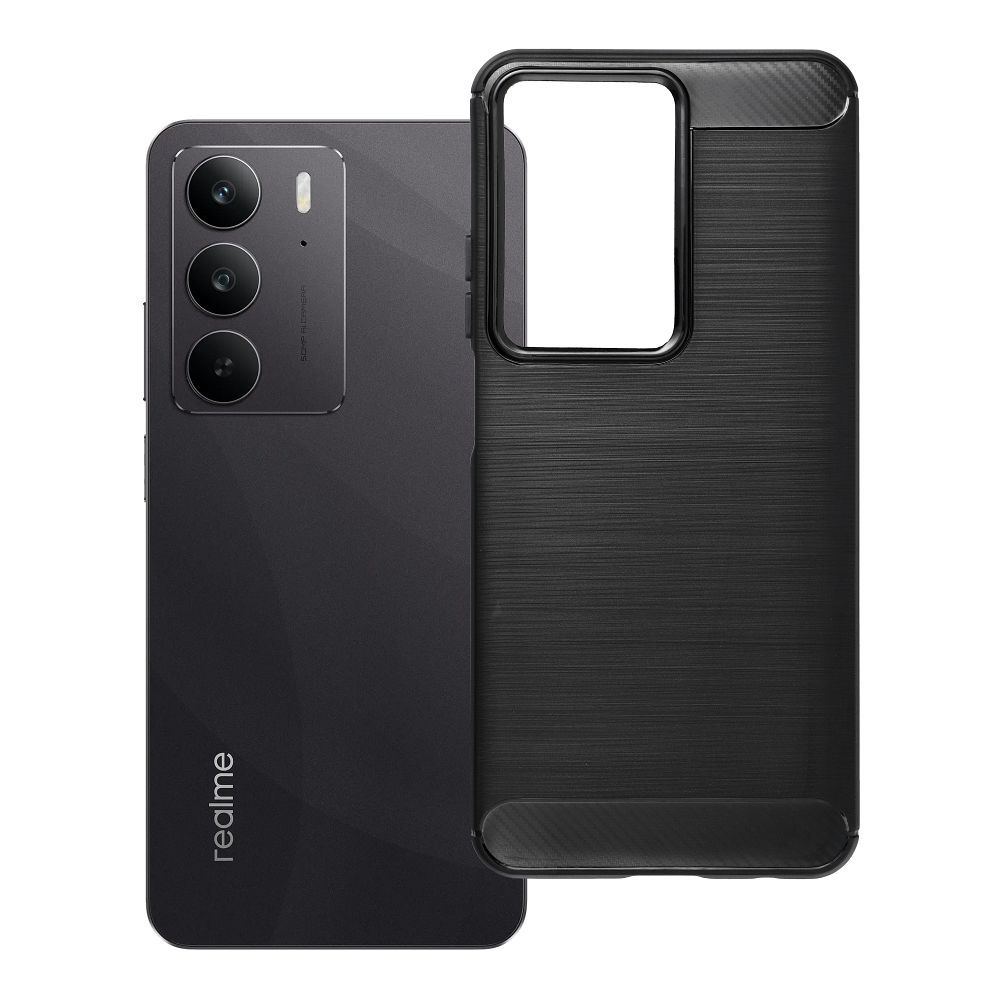 Husa Carbon 2.0 pentru Realme C75 / 14X 5G Negru
