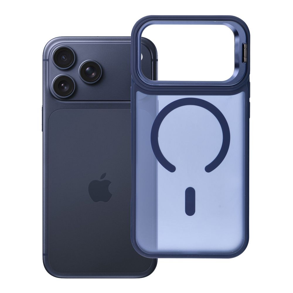 Husa Forcell pentru iPhone 18 Pro Max / 17 Pro Max F-protect Shadow Stand Premium Compatible cu Magsafe Bleumarin
