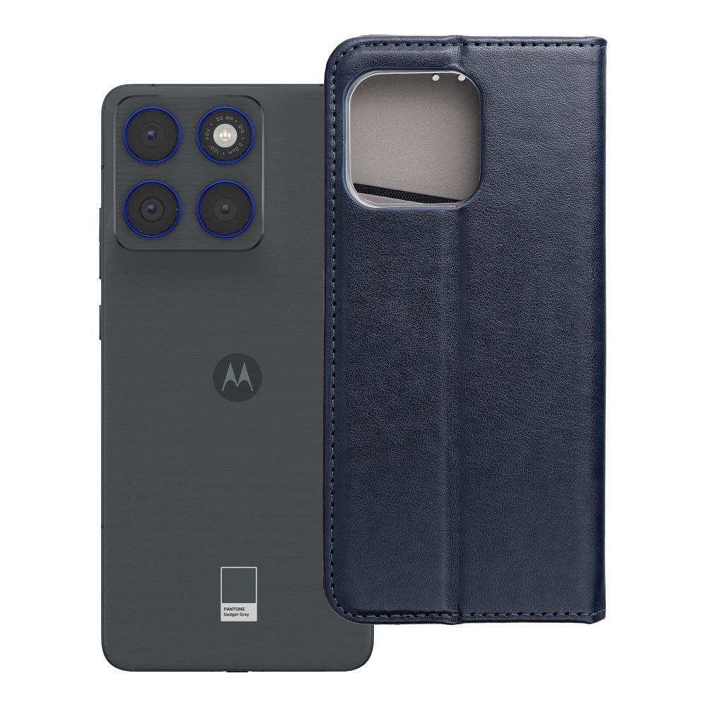 Husa Flip pentru Motorola Edge 70 Smart Magneto Bleumarin