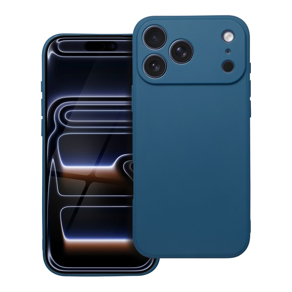 Husa Matt pentru iPhone 17 Pro Max / 18 Pro Max (Low Camera Edge) Albastru