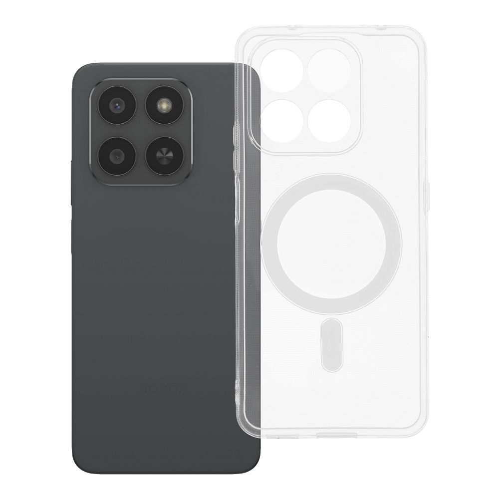 Husa Transparent 2 Mm Mag pentru Honor 400 Smart (Camera Protection) Compatible cu Magsafe Transparent