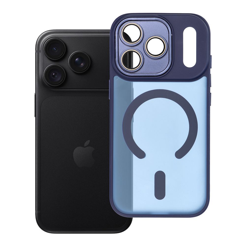 Husa Variete Mag pentru iPhone 18 Pro / 17 Pro Compatible cu Magsafe Bleumarin