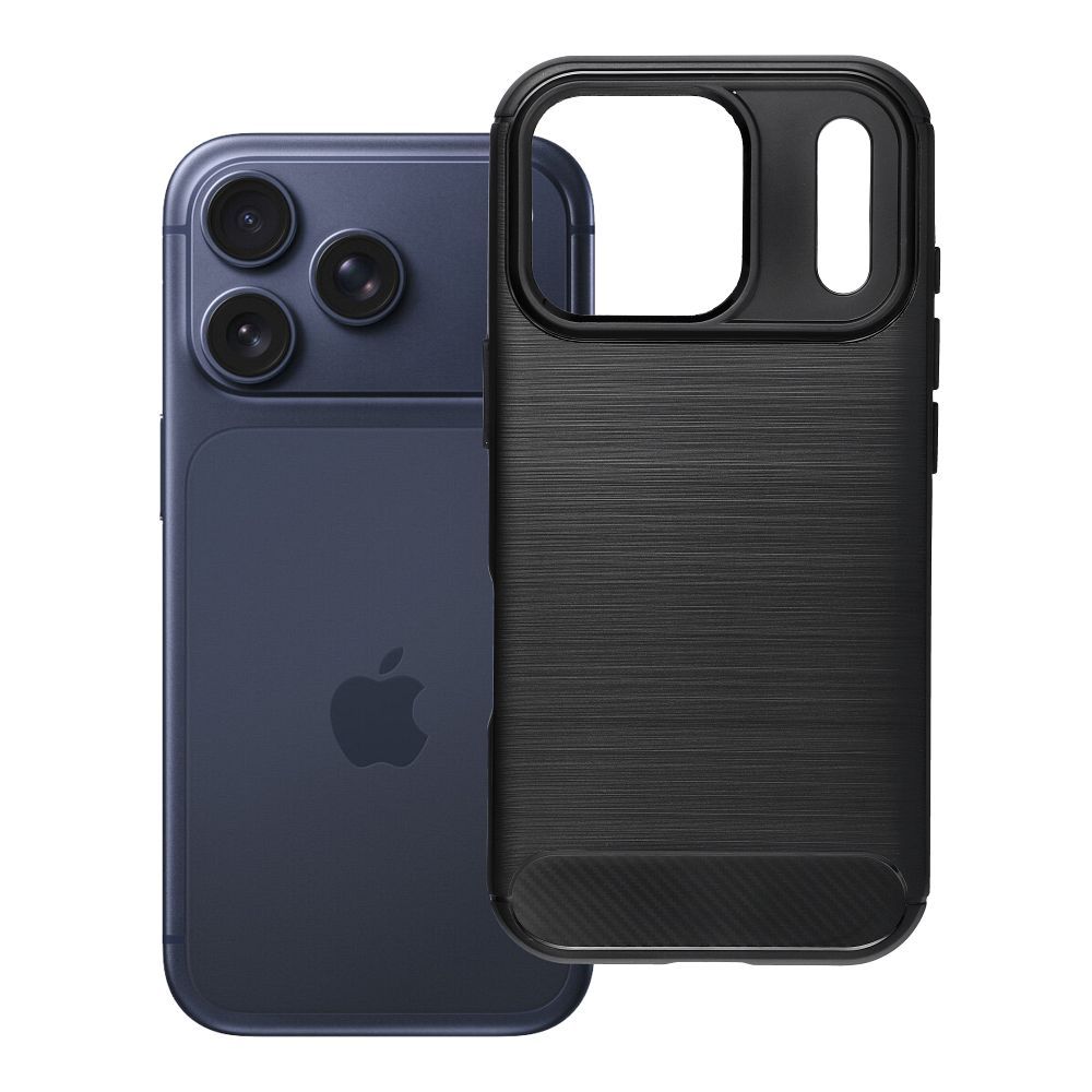 Husa Carbon 2.0 pentru iPhone 18 Pro / 17 Pro Negru
