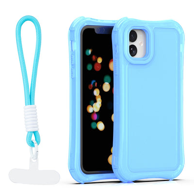 Husa Safepop cu Curea pentru iPhone 11 Albastru