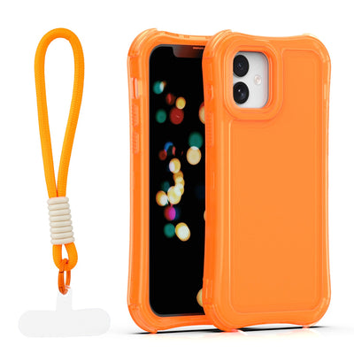Husa Safepop cu Curea pentru iPhone 12 / 12 Pro 6,1" Portocaliu