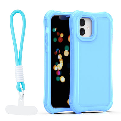 Husa Safepop cu Curea pentru iPhone 12 / 12 Pro 6,1" Albastru