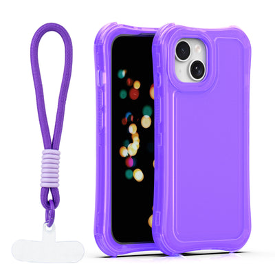Husa Safepop cu Curea pentru iPhone 15 6,1" Mov