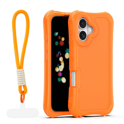 Husa Safepop cu Curea pentru iPhone 16 6,1" Portocaliu