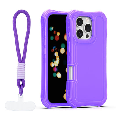 Husa Safepop cu Curea pentru iPhone 16 Pro 6,3" Mov