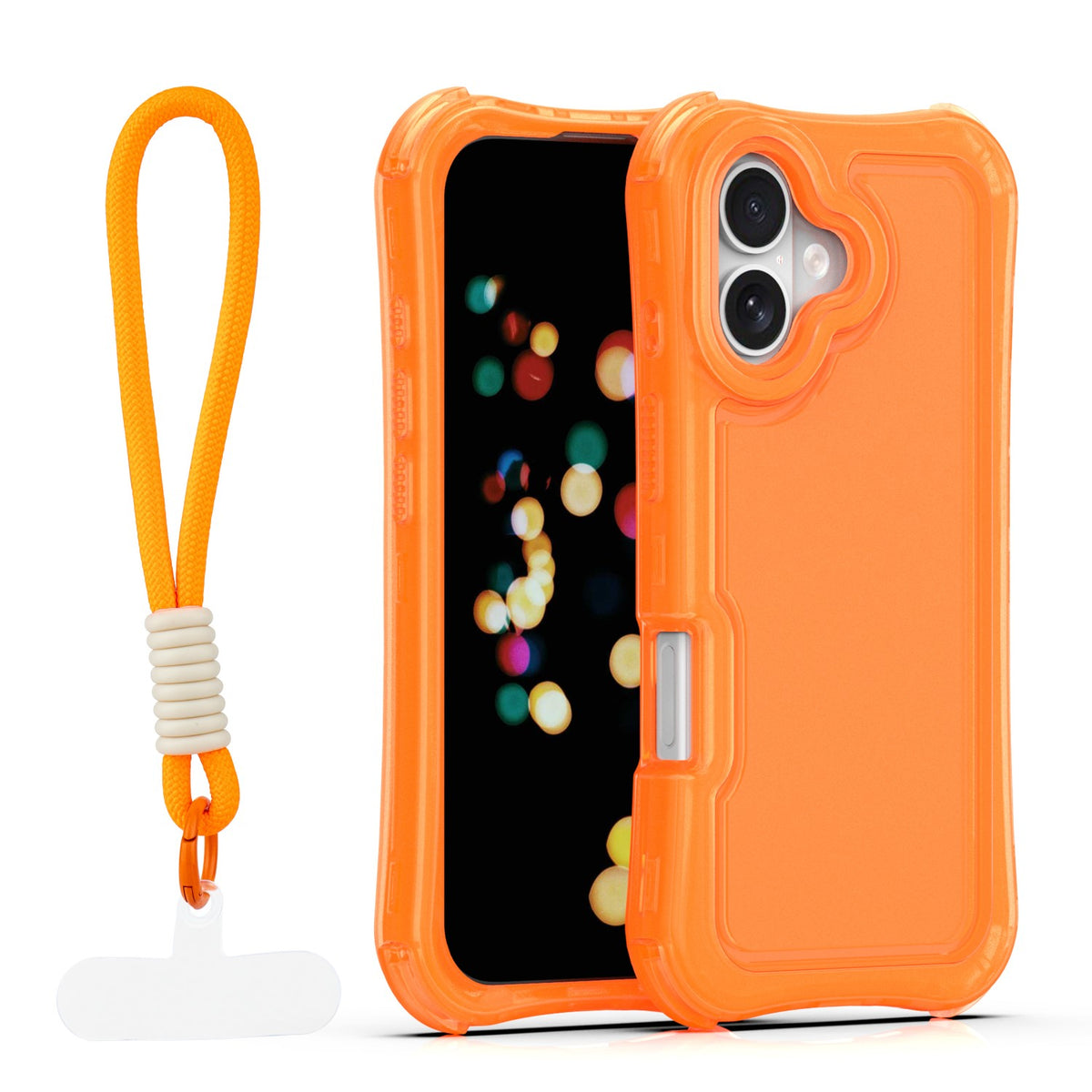 Husa Safepop cu Curea pentru iPhone 17 6,3" Portocaliu