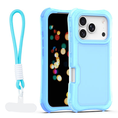 Husa Safepop cu Curea pentru iPhone 17 Pro 6,3" Albastru