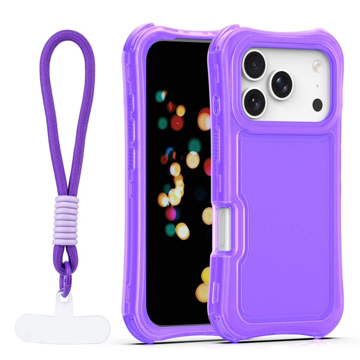 Husa Safepop cu Curea pentru iPhone 17 Pro Max 6,9" Mov