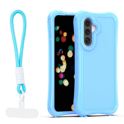 Husa Safepop cu Curea pentru Samsung Galaxy A36 5G / A56 5G / A37 5G Albastru