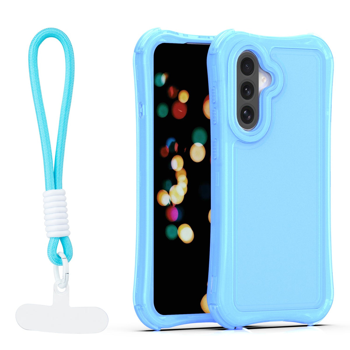 Husa Safepop cu Curea pentru Samsung Galaxy A57 5G Albastru