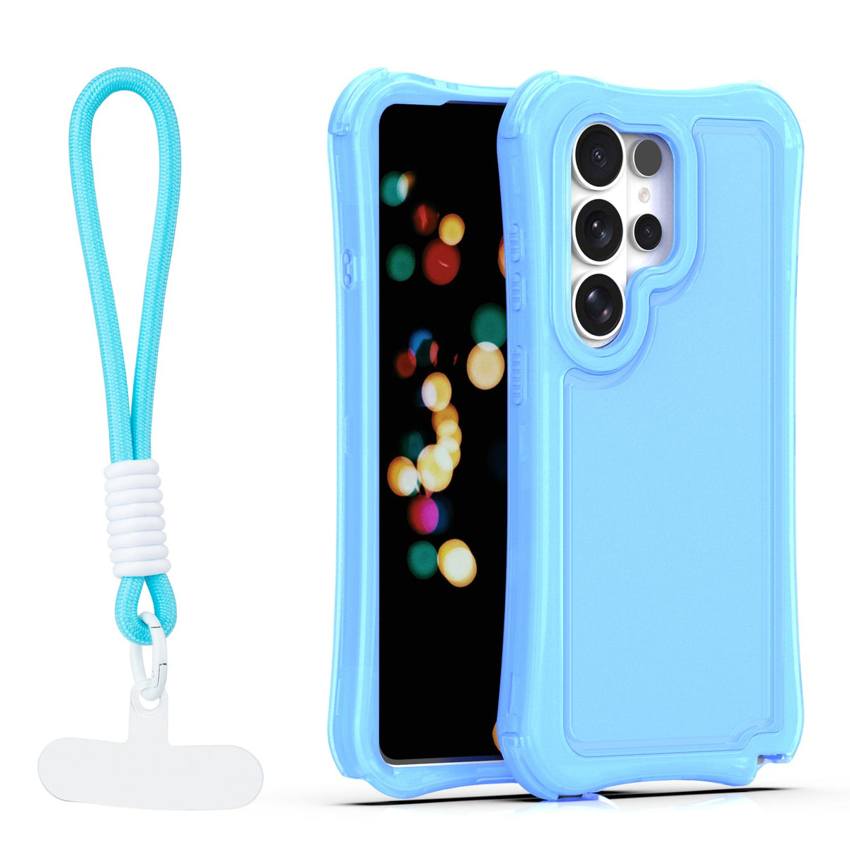 Husa Safepop cu Curea pentru Samsung Galaxy S26 Ultra Albastru