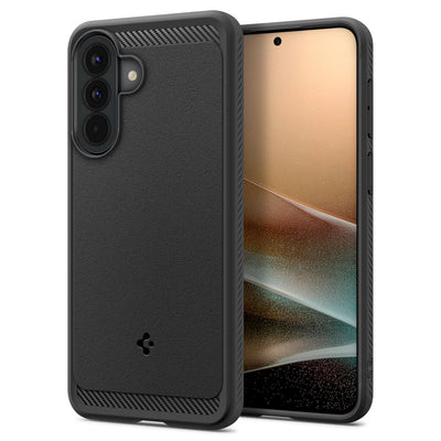 Husa Spigen Rugged Armor pentru Samsung Galaxy A57 5G Matte Negru