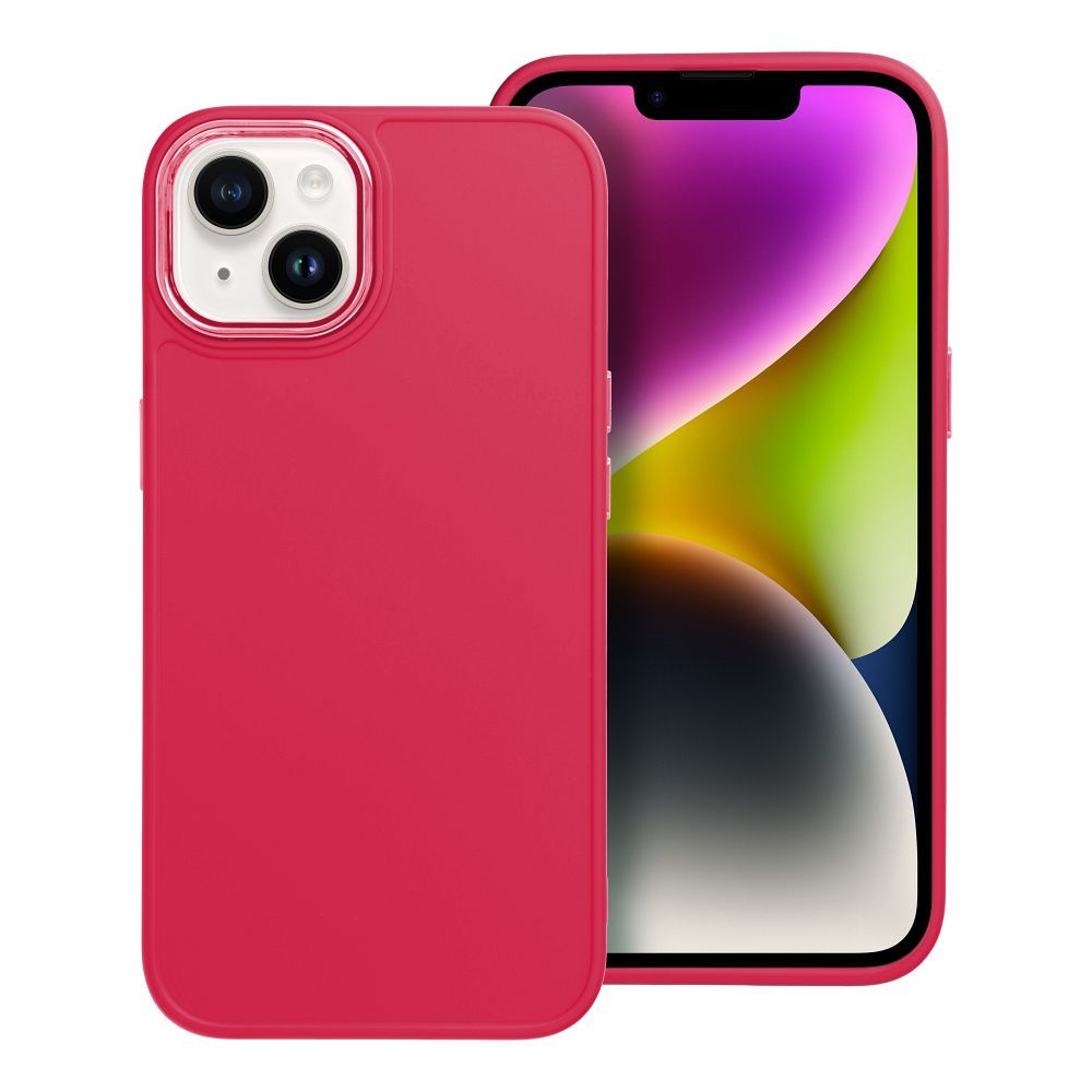 Husa Frame pentru iPhone 14 Magenta