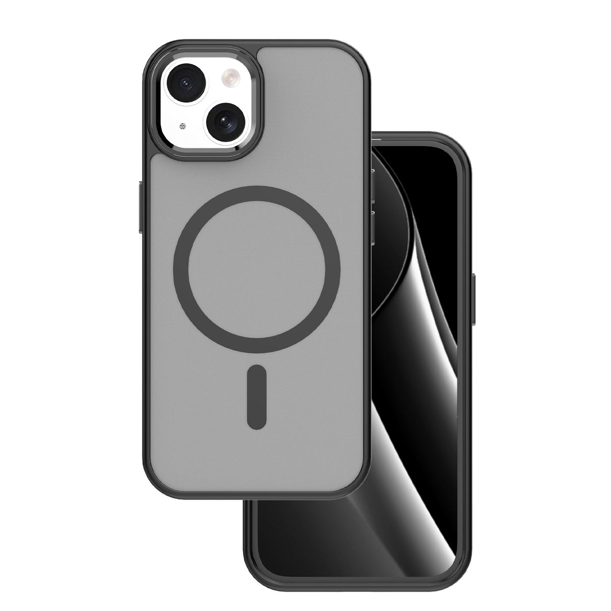 Husa Frozen Mag pentru iPhone 15 6,1" Negru