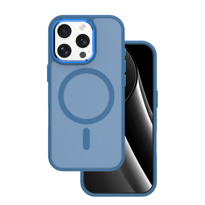 Husa Frozen Mag pentru iPhone 16 Pro 6,3" Bleumarin