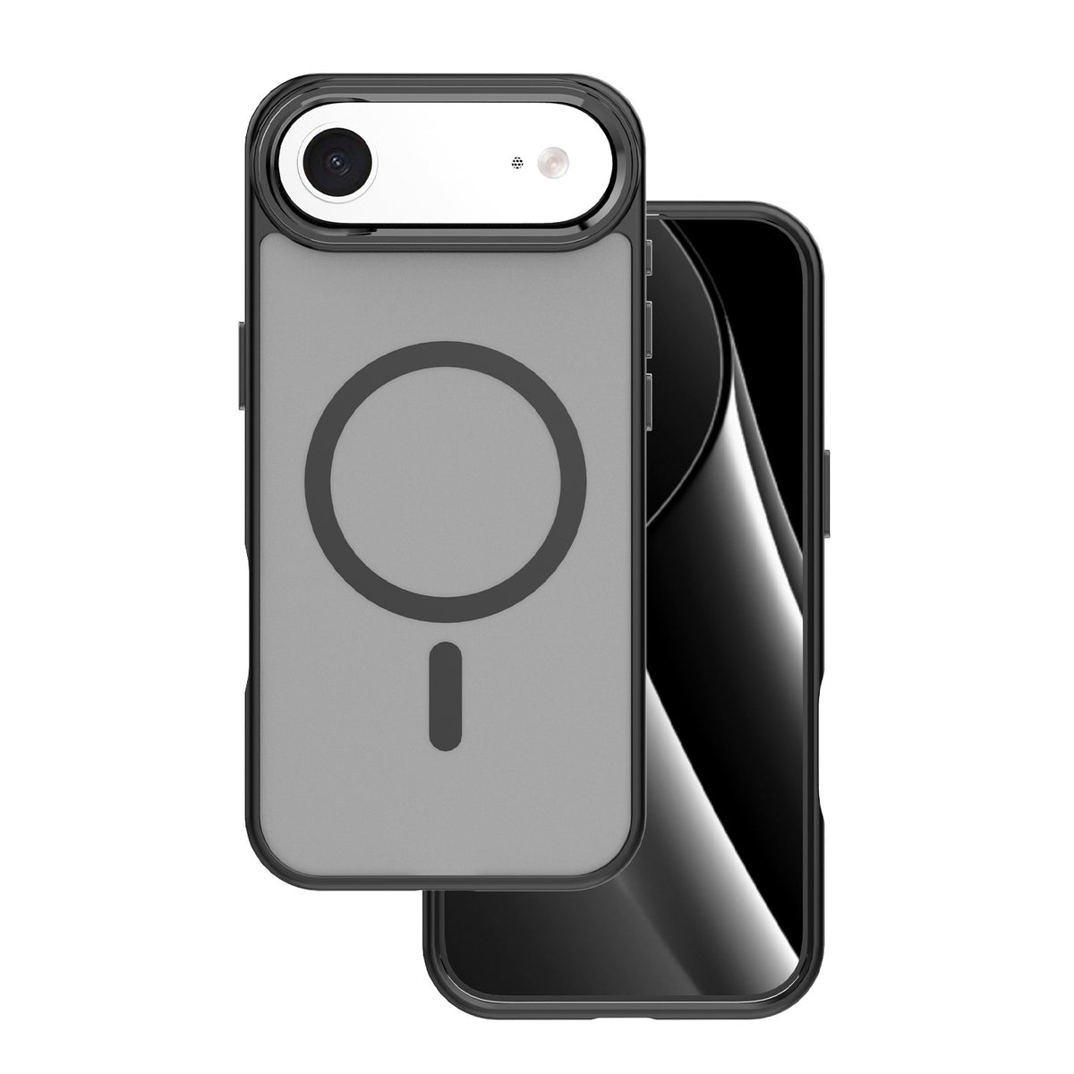 Husa Frozen Mag pentru iPhone 17 Air 6,6" Negru