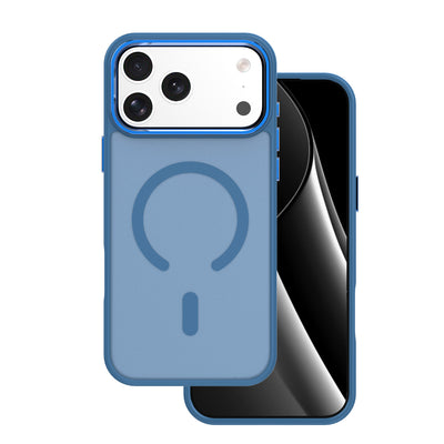 Husa Frozen Mag pentru iPhone 17 Pro 6,3" / 18 Pro 6,3" Bleumarin Open Ring