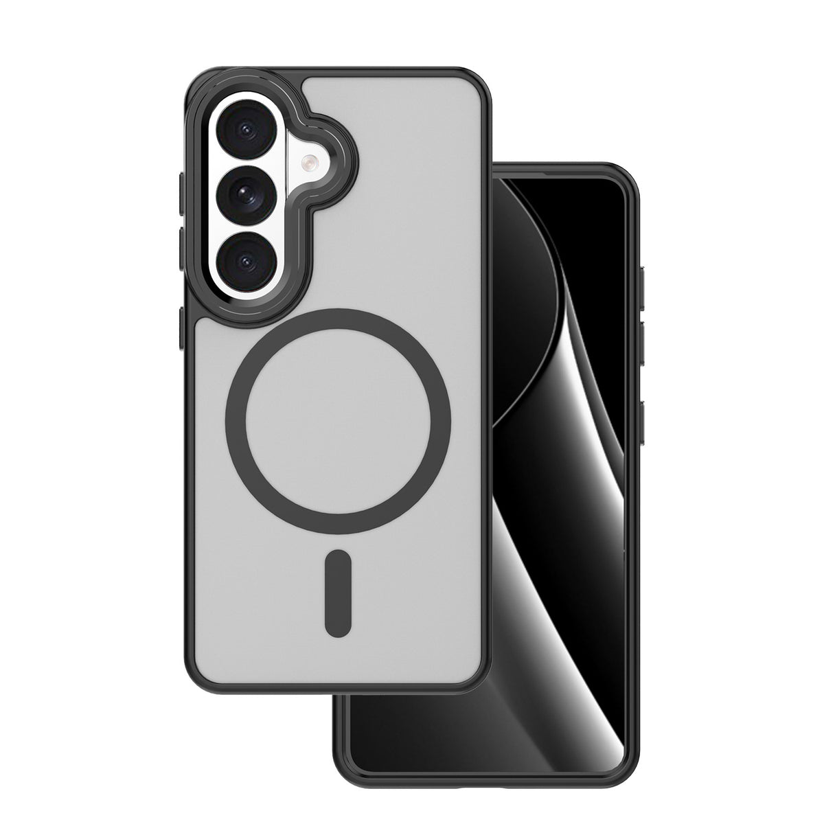 Husa Frozen Mag pentru Samsung Galaxy S26 Plus Negru