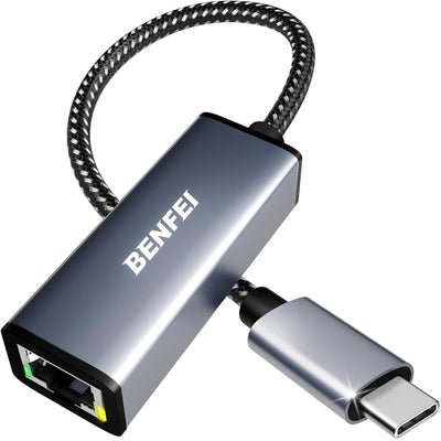 Adaptor Benfei USB C To Rj45 Gri