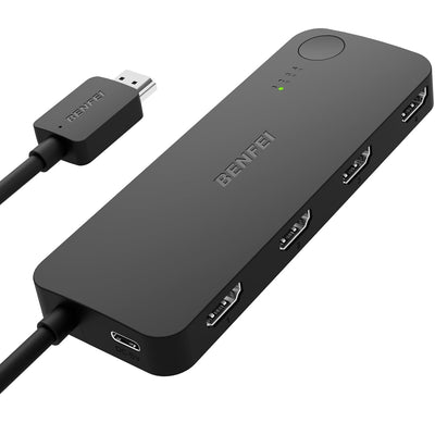 Cablu Benfei Switch Hdmi 4 Port 4K 60Hz 2K 144Hz Hdcp 2.3 Negru
