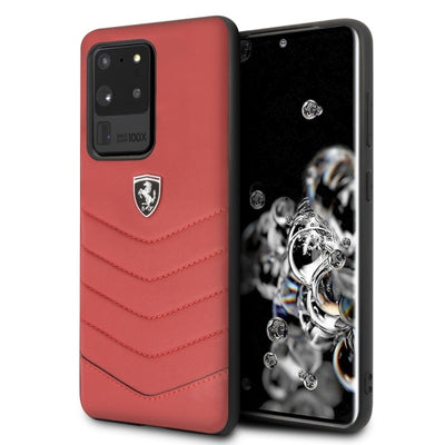 Husa Ferrari Hardcase Fehquhcs69re S20 Ultra G988 Rosu/Rosu Heritage