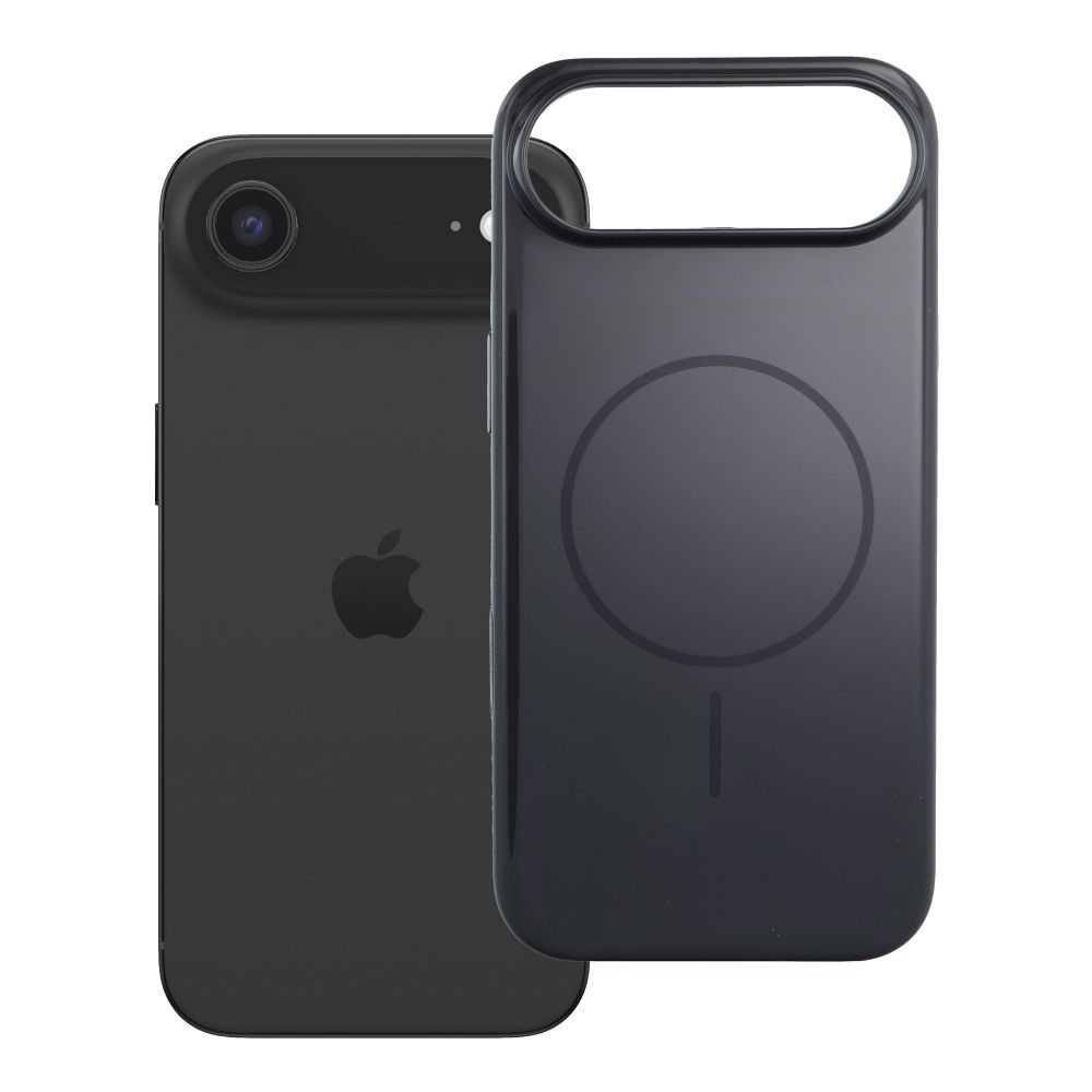 Husa Glossy Mag pentru iPhone 17 AIR Premium Compatible cu Magsafe si Camera Control Button Negru