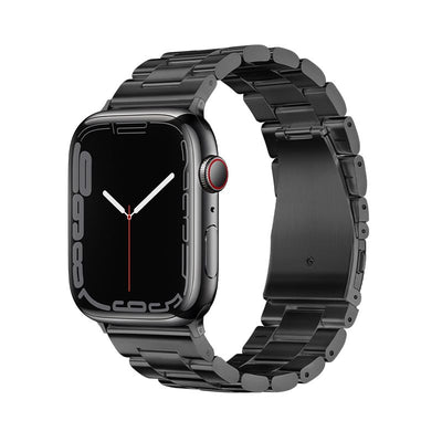 Curea Forcell To Apple Watch F-design Fa10 Steel Clasp 38 / 40 / 41 Mm Negru