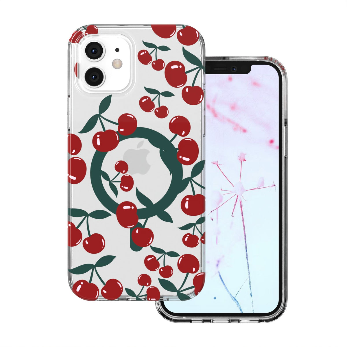 Husa Cherry Mag pentru iPhone 11 Transparent