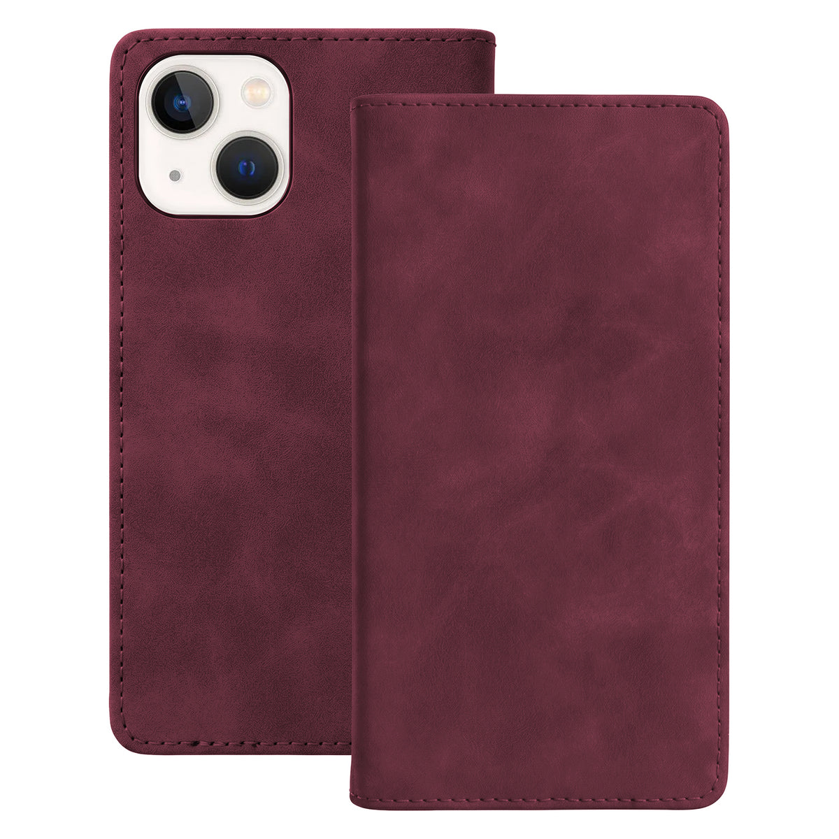 Husa Smart Suede pentru iPhone 11 Maroon