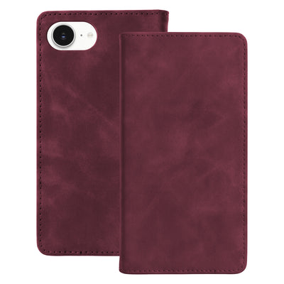 Husa Smart Suede pentru iPhone 16e / 17e Maroon