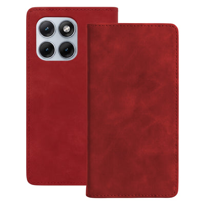 Husa Smart Suede pentru Motorola Edge 70 Fusion Rosu