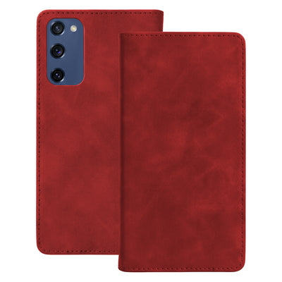 Husa Smart Suede pentru Samsung Galaxy S20 FE / S20 Lite / S20 FE 5G Rosu