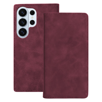 Husa Smart Suede pentru Samsung Galaxy S26 Ultra Maroon