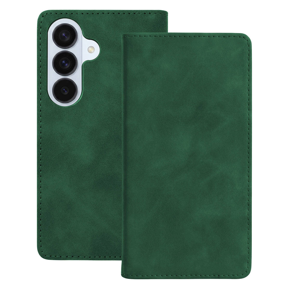 Husa Smart Suede pentru Samsung Galaxy S26 Verde