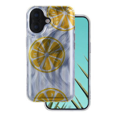 Husa Ultra Trendy Summer pentru iPhone 16 6,1" Lemon