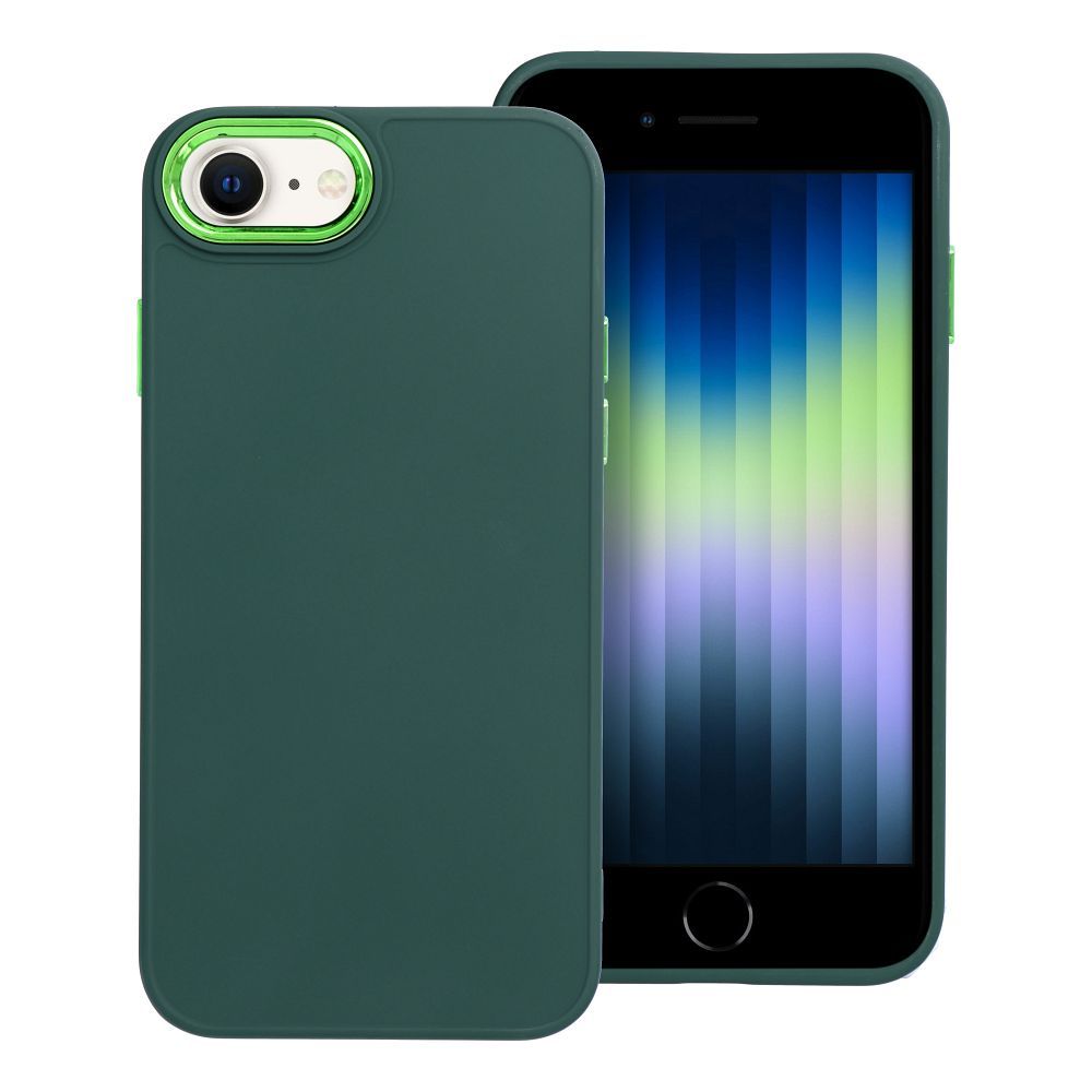 Husa Frame pentru iPhone 7 / 8 / SE 2020 / SE 2022 Verde