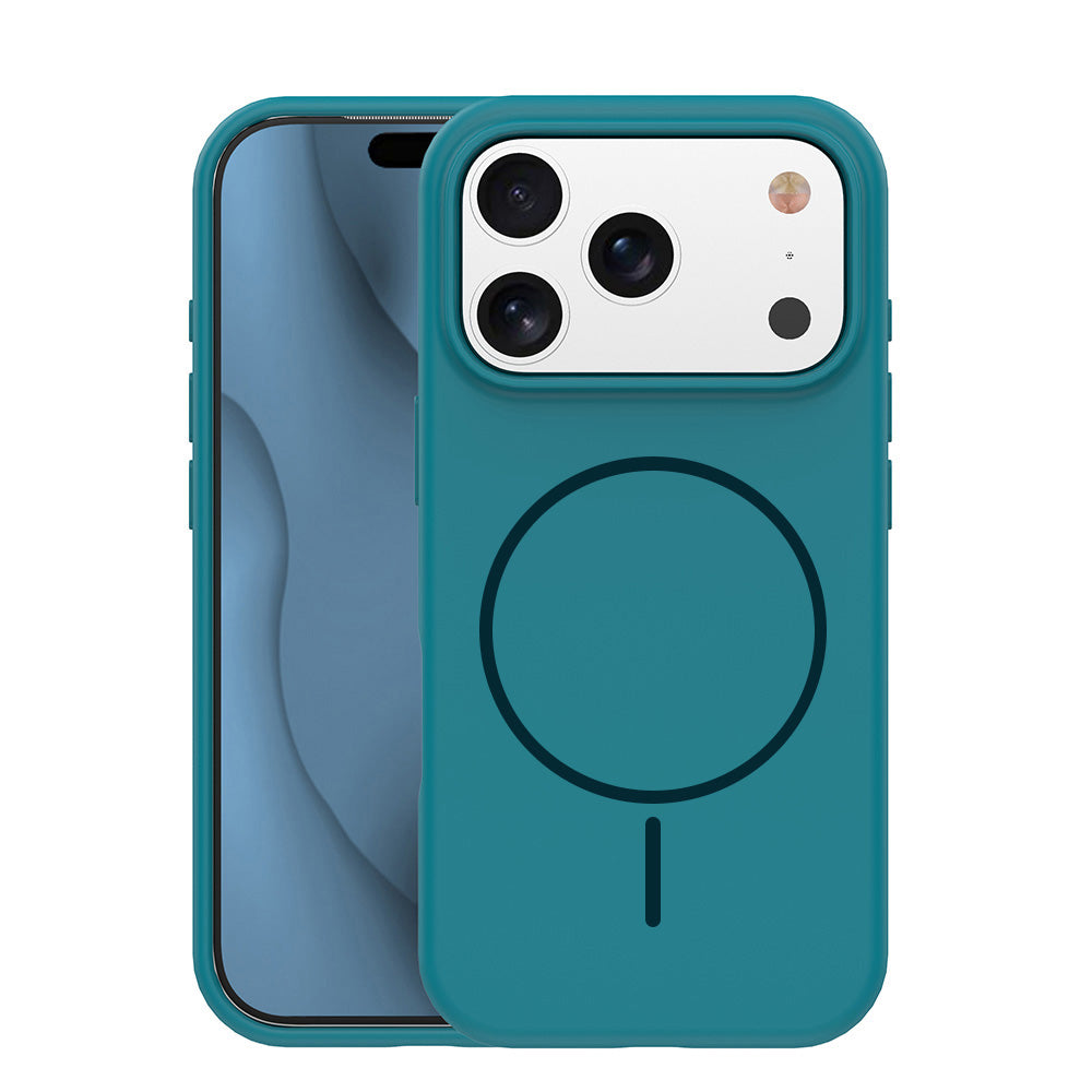 Husa Silicone Thin Mag pentru iPhone 12 / 12 Pro 6,1" Turquoise