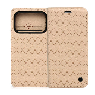 Husa Smart Caro pentru Honor 600 / Honor 600 Pro Bej