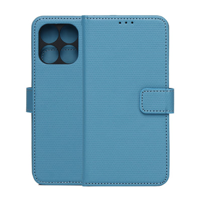 Husa Smart Triangle pentru Motorola Edge 70 Fusion Albastru
