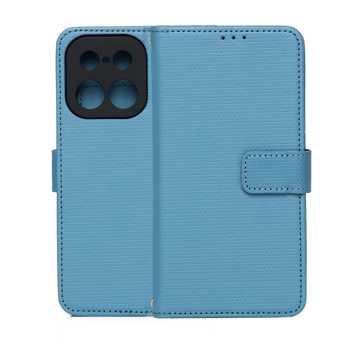 Husa Smart Triangle pentru Realme 16 Pro 5G Albastru