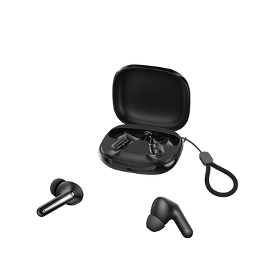 Casti XO Bluetooth G53 TWS Negru ANC + ENC cu Stand