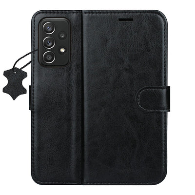 Husa Smart Luxe piele pentru Samsung Galaxy A52 4G / A52 5G / A52s 5G Negru