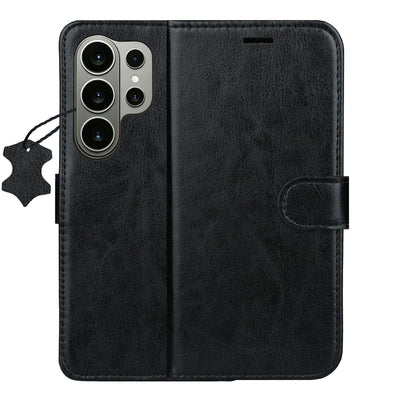 Husa Smart Luxe piele pentru Samsung Galaxy S26 Ultra Negru
